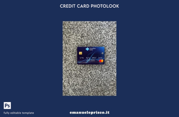 modello frontale photolook mastercard Nigeria Keystone Bank in stile verificato